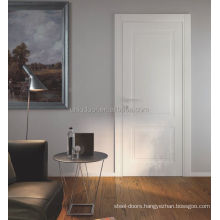White MDF solid panel luxury interior wooden door